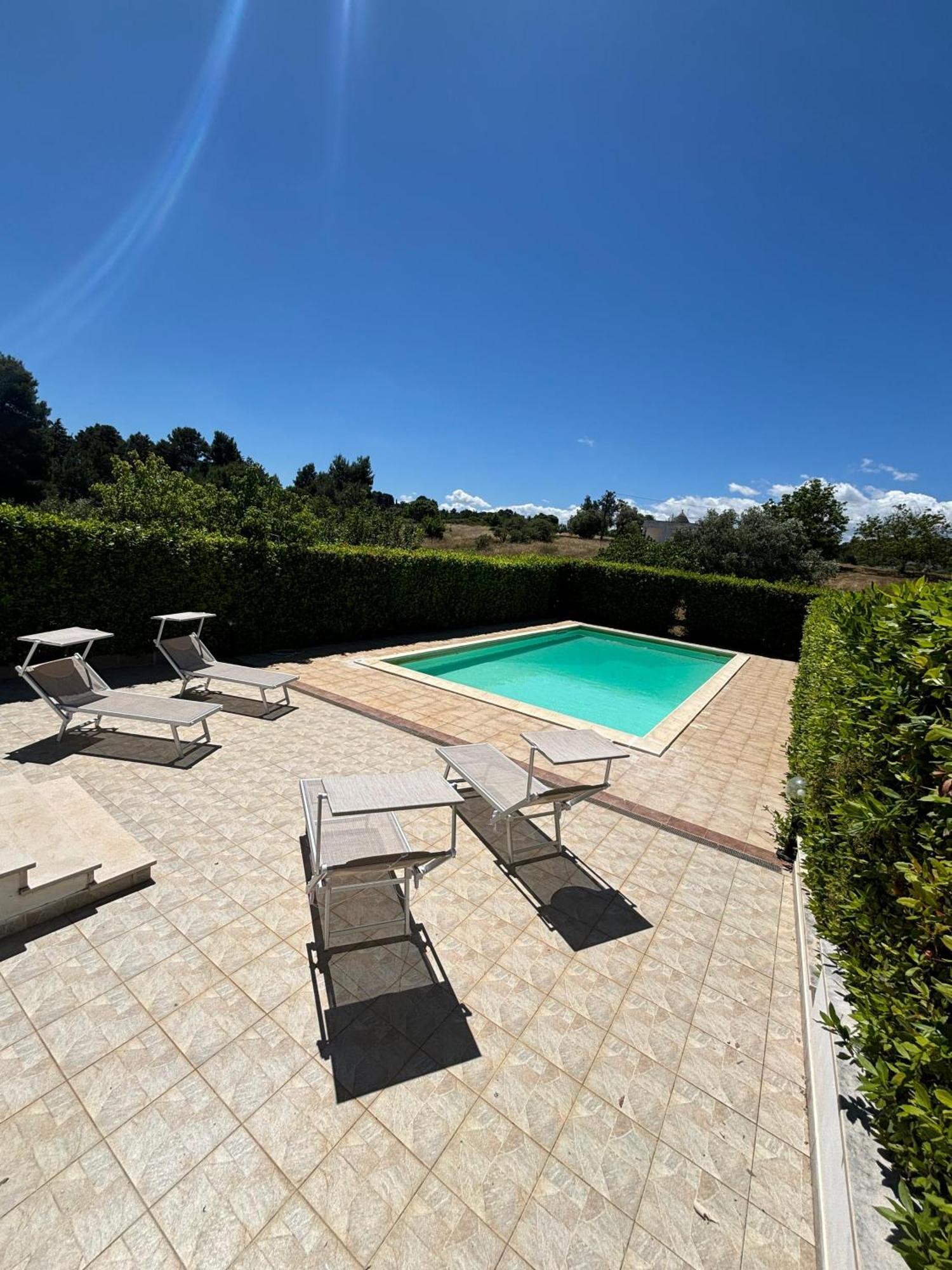 Trulli And Pool - I Cactus Villa Martina Franca Exterior photo
